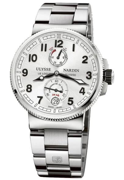 Review Best Ulysse Nardin Marine Chronometer Manufacture 43mm 1183-126-7M/61 watches sale